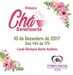 Fundo Social de Jales realizará 1º Chá Beneficente no dia 10/12