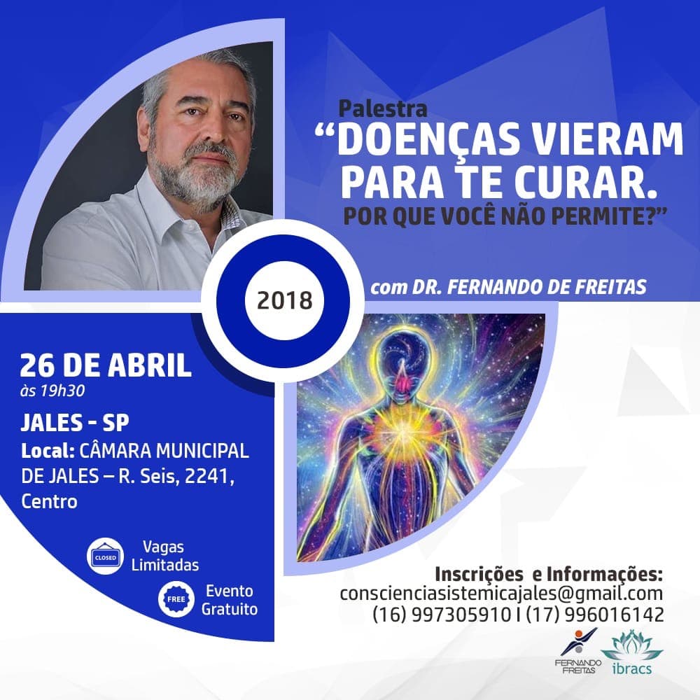 Autor do Método Consciência Sistêmica ministrará palestra em Jales