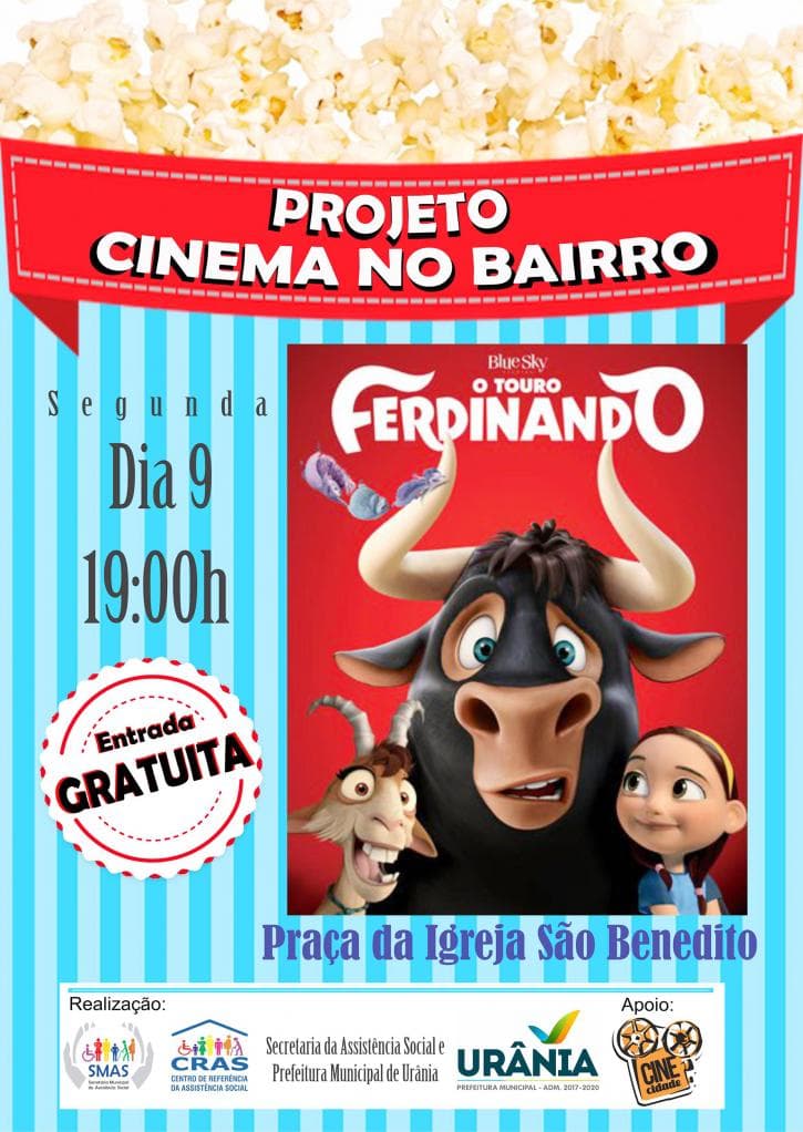 Projeto Cinema no Bairro em Urânia
