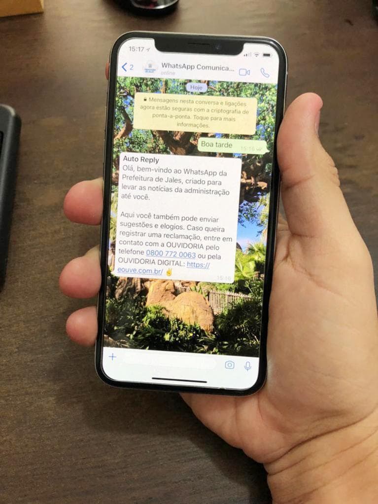 Prefeitura de Jales lança WhatsApp para contato direto com a comunidade