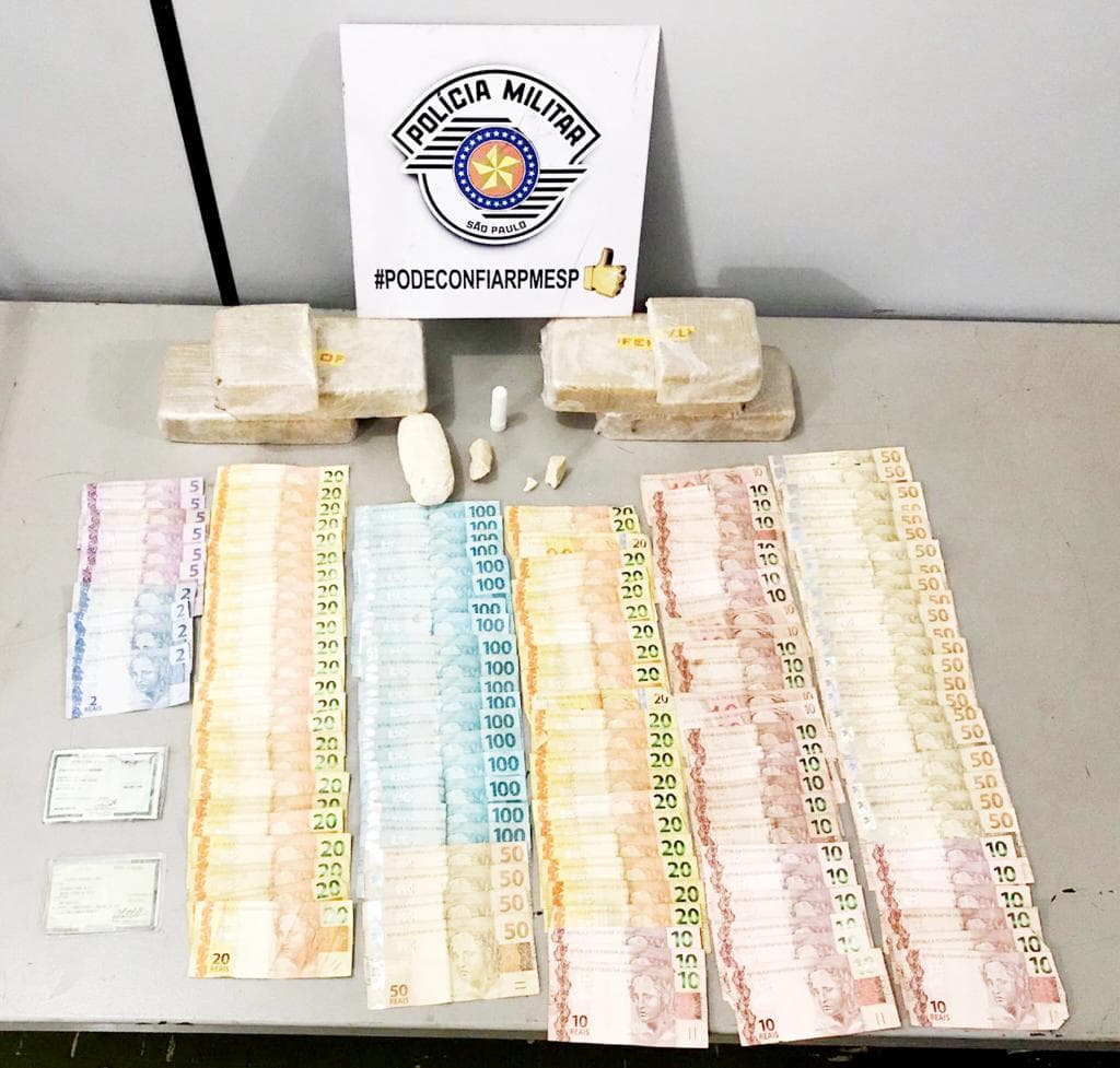 Flagrante de tráfico de drogas em Jales