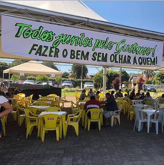 População realiza bingo em prol à criança que sofreu queimaduras
