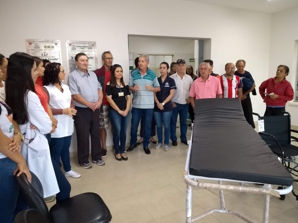 Solidariedade em Jales: Conselho da Saúde de UBS agradece funcionário da Prefeitura Municipal por doação de cama maca