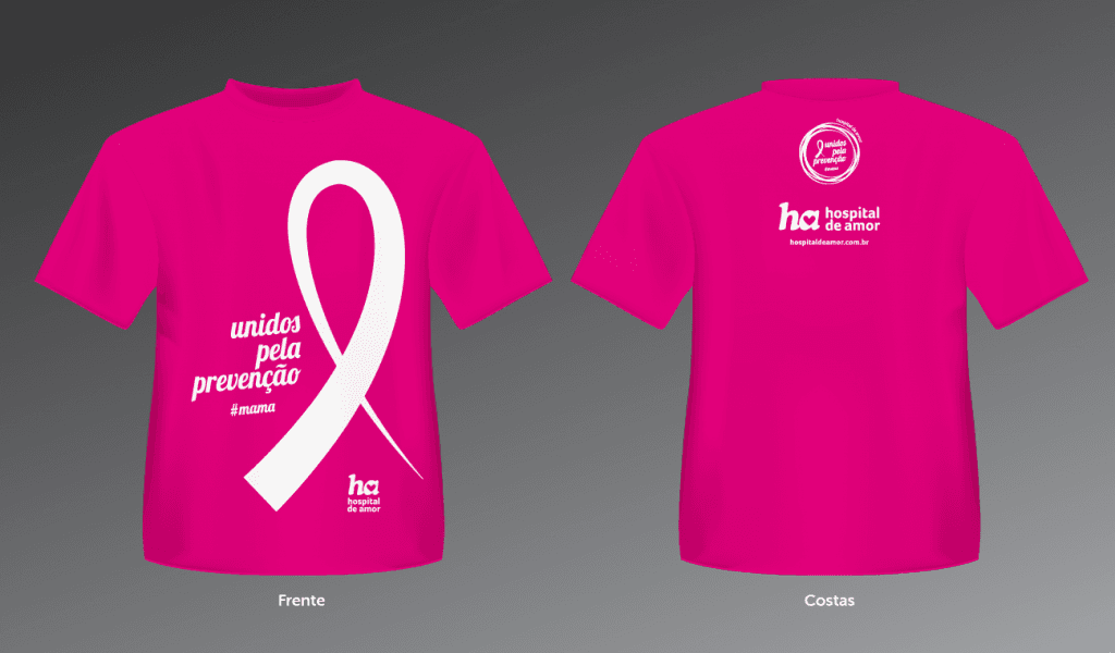 Hospital de Amor: Camiseta do ‘Outubro Rosa’ já pode ser adquirida