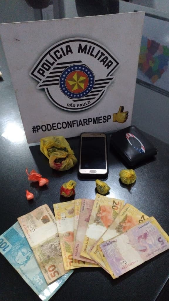 Polícia Militar prende traficante em Palmeira d'Oeste