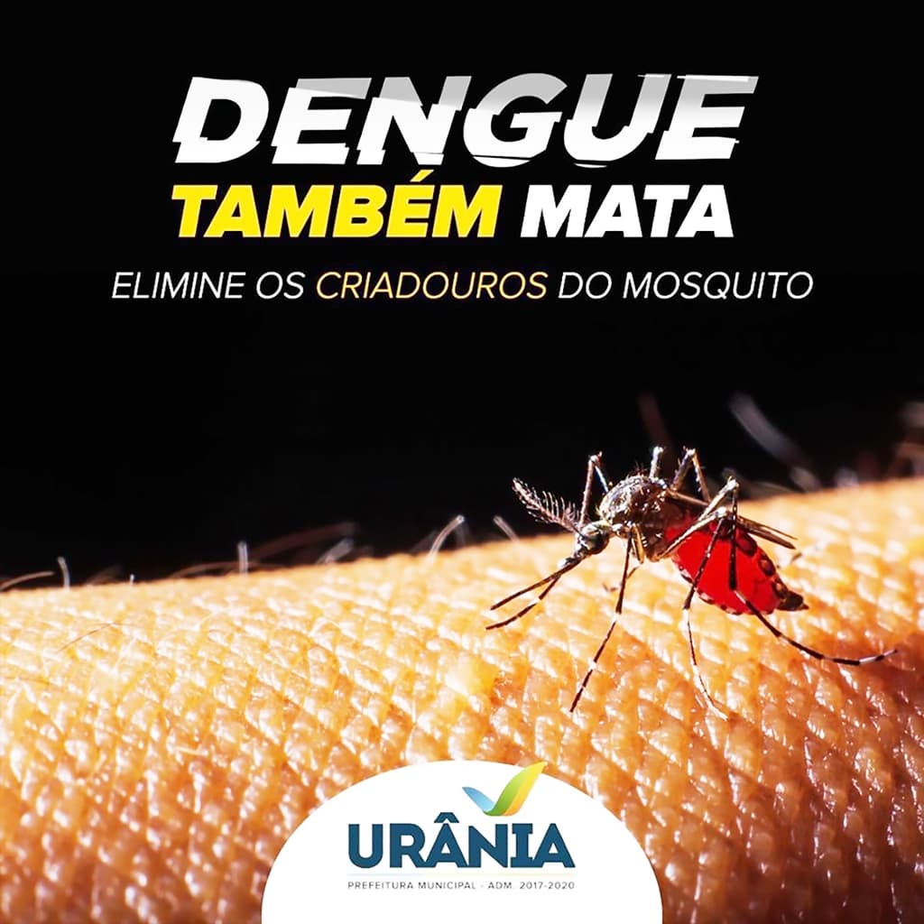 Secretaria de Saúde de Urânia alerta população para o combate ao mosquito Aedes Aegypti