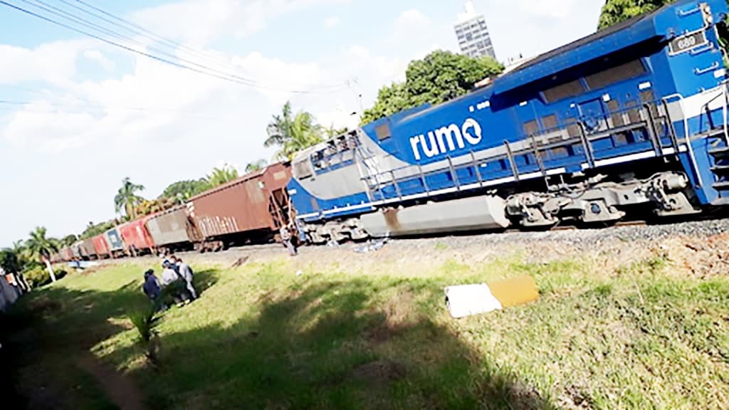 Idoso morre atropelado por trem em Jales
