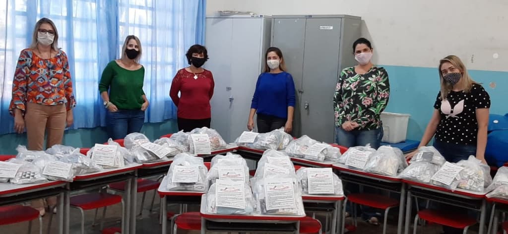 Projeto Mãos do Bem entrega mais de 2.300 máscaras para crianças da rede municipal de ensino de Jales