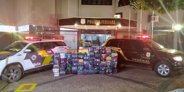 Polícia apreende maconha em carga de arroz em rodovia