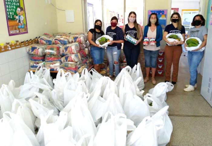 Prefeitura de Jales entrega kit merenda pelo terceiro mês consecutivo em período de pandemia da COVID-19