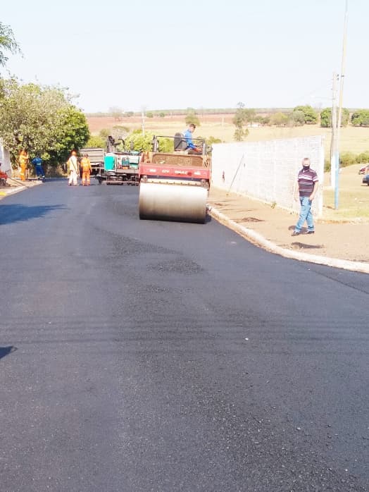 Prefeitura realiza obras de recapeamento asfáltico em diversas vias em Pontalinda