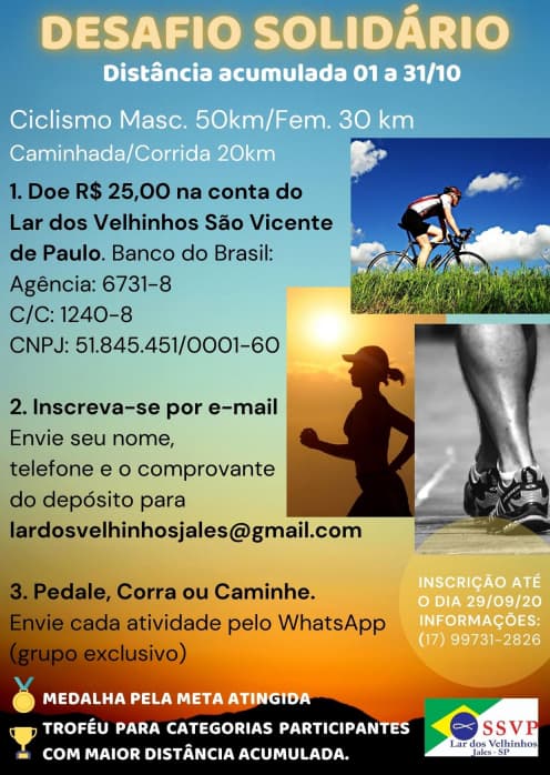 Lar dos Velhinhos inicia o Desafio Solidário