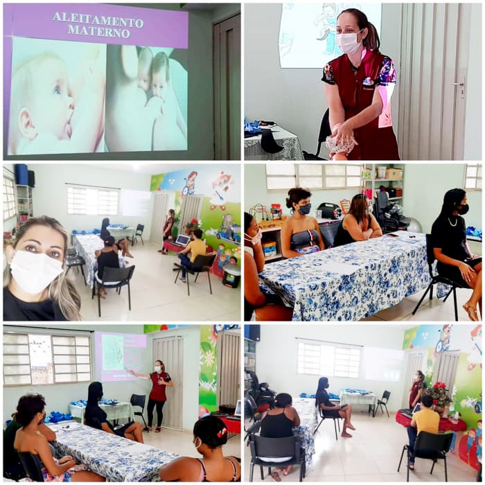 NASF de Mesópolis realiza palestra sobre importância do aleitamento materno