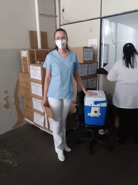 Emoção e esperança marcaram o primeiro dia de vacinação no município de Santa Salete