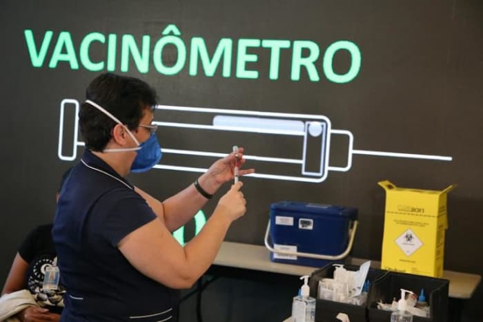 “Vacinômetro” vai acompanhar número de pessoas que receberam a vacina contra a Covid-19 no estado