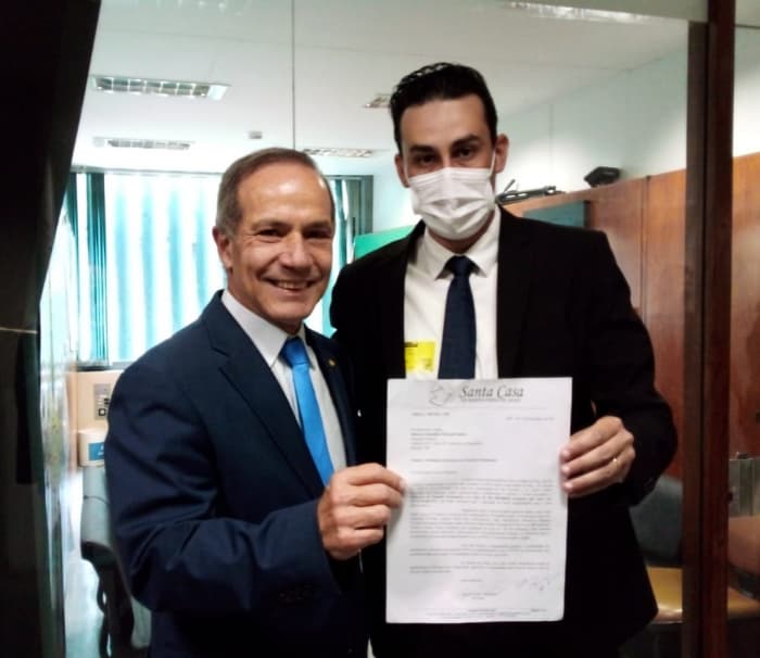 Santa Casa de Jales visita Congresso Nacional em busca de emendas parlamentares