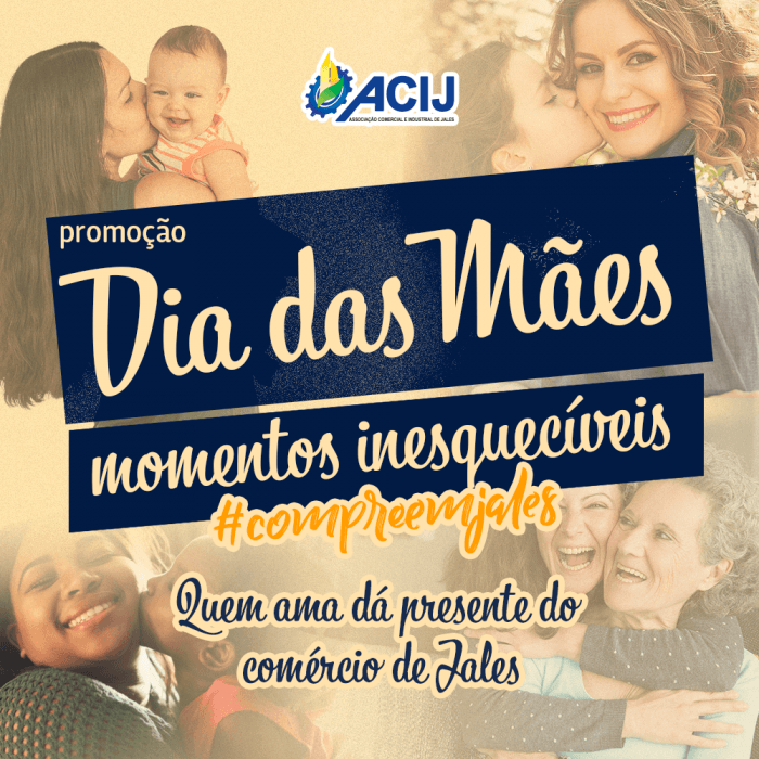 ACIJ lança promoção “Dia das mães, momentos inesquecíveis”