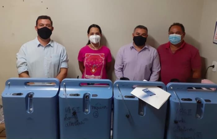 Prefeitura de Santa Albertina adquire 4 concentradores de oxigênio e ganha 3 capacetes Elmo para enfrentamento da pandemia