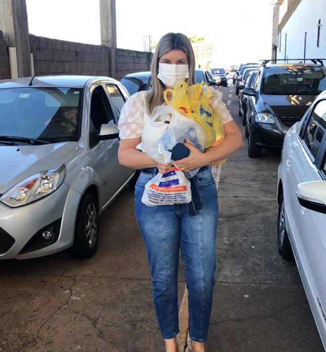 Jales: 320 cestas básicas foram distribuídas através da Campanha Vacinação Solidária no mês de abril