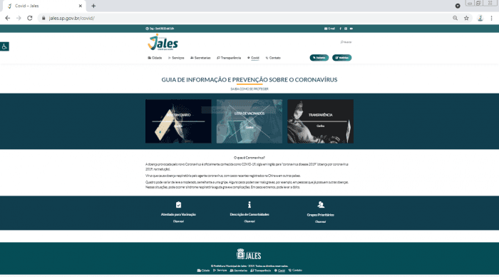 Saúde disponibiliza atestado padrão para vacinação de pacientes com comorbidades no site da Prefeitura de Jales