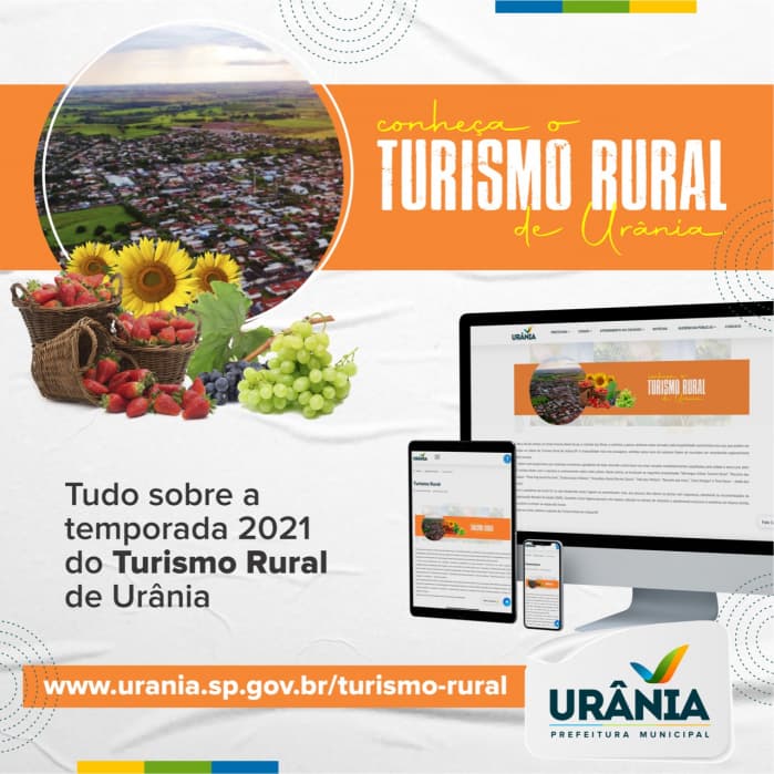 Prefeitura de Urânia inclui no site oficial espaço dedicado ao Turismo Rural