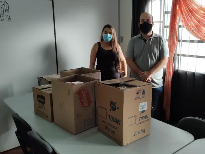 Alimentos arrecadados foram entregues ao FSS de Turmalina
