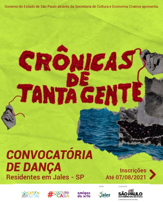 Estão abertas as inscrições para seleção de dançarinos para participar do filme "Crônicas de Tanta Gente"