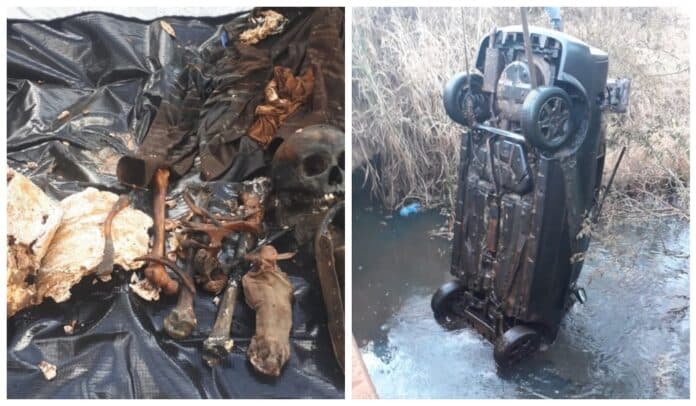 Segunda ossada humana é encontrada em rio onde carro sumido desde 2014 foi localizado