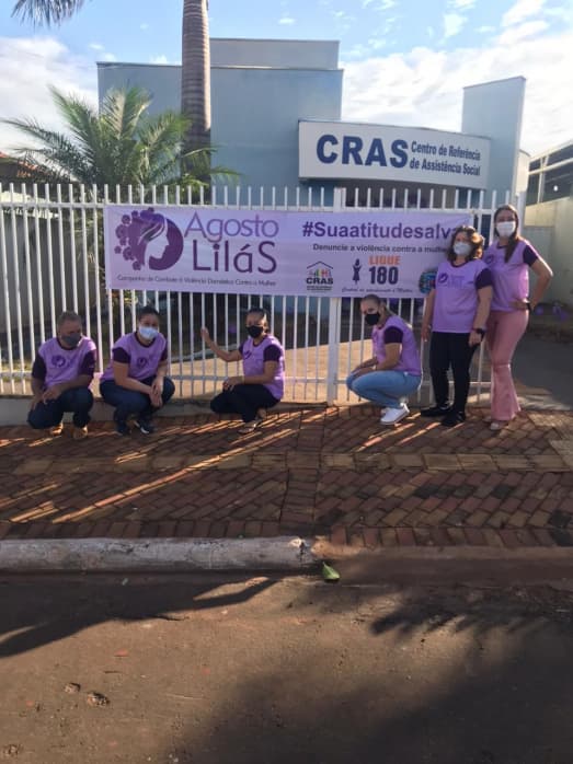 CRAS de Santa Salete realiza campanha de combate à violência contra mulher e comemora dia dos pais