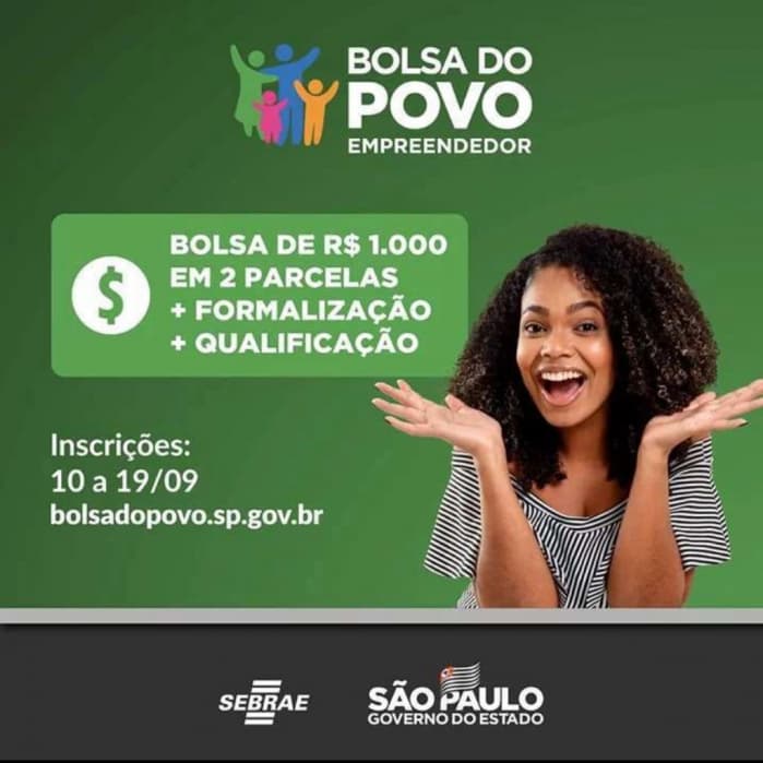 Jales será cidade polo de programa que oferece bolsas de R$ 1.000 a empreendedores informais