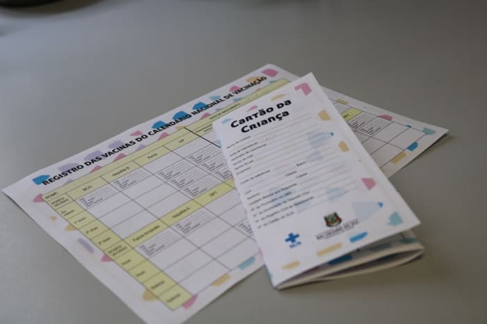 Pais devem manter documento de vacinação atualizado