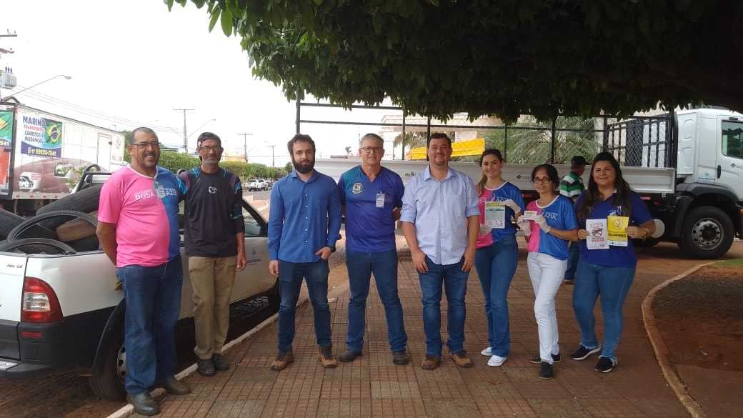 Prefeitura de Santa Albertina realiza projeto “Limpando e Reciclando”