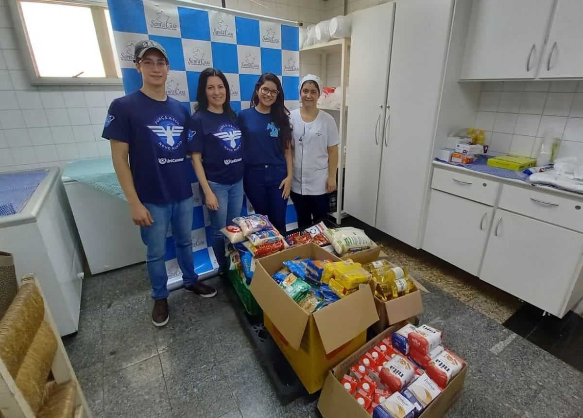 Santa Casa de Jales recebe doações pela campanha “Doe alimento e ganhe um livro”