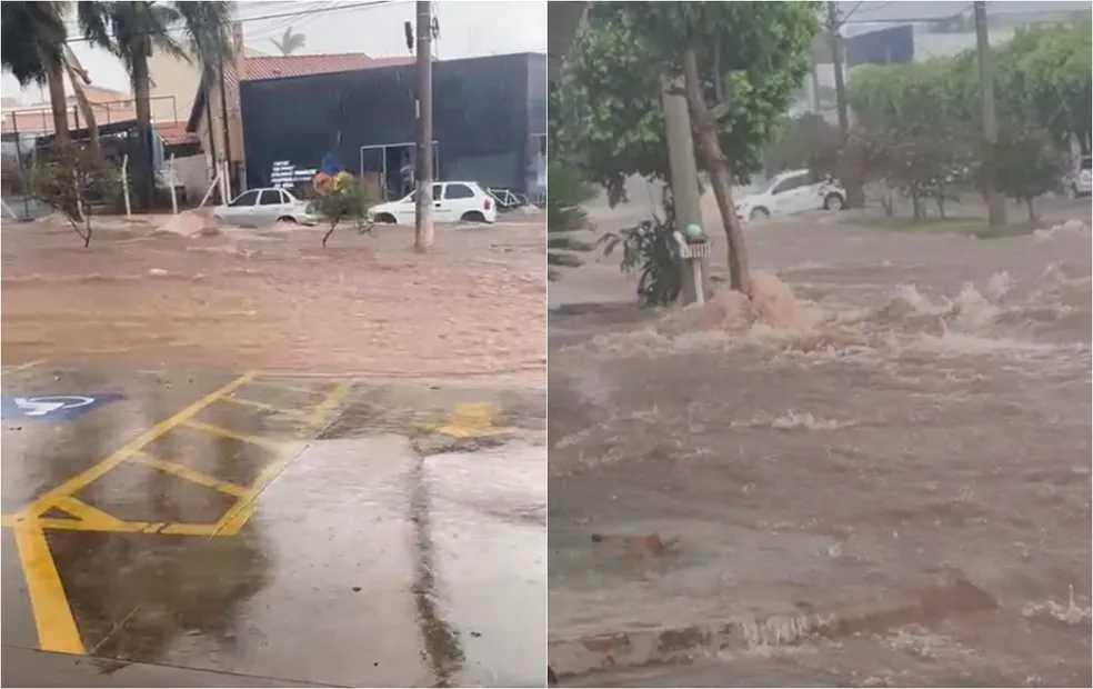 Temporal provoca alagamentos, gera transtornos e derruba árvores em Valentim Gentil