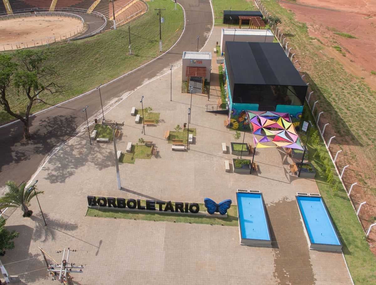 Borboletário de Urânia recebe quase 3 mil visitantes em menos de um mês