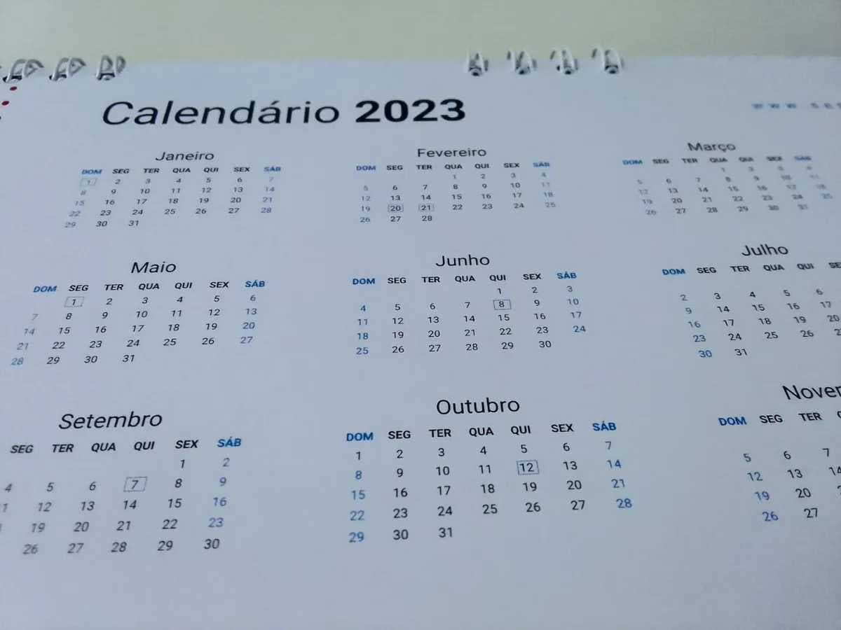 Feriados: 2023 terá nove feriados prolongados