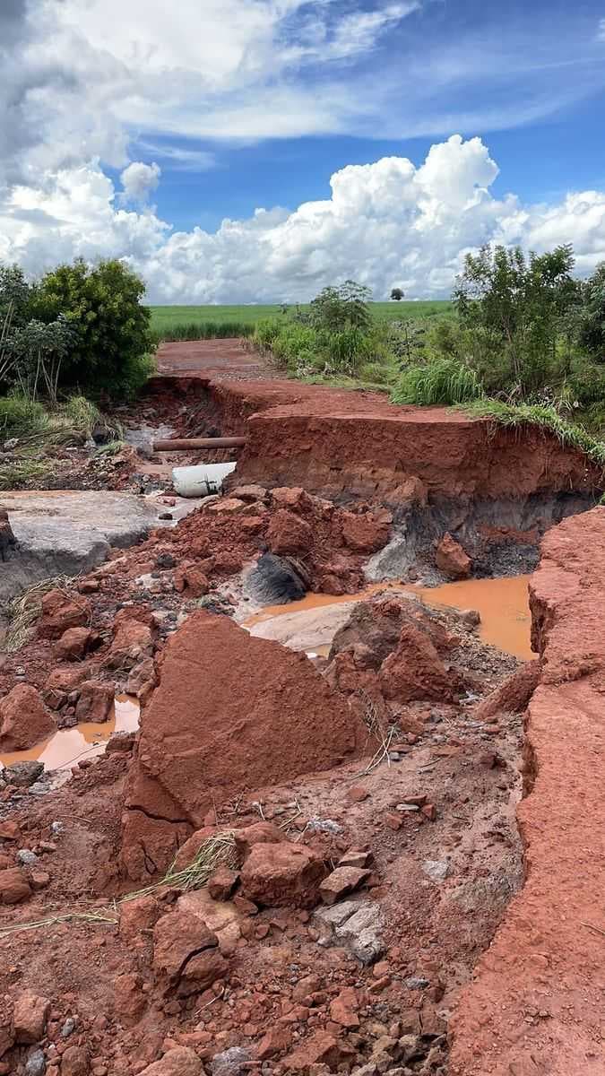 Depois de grandes estragos com chuva, Pontalinda busca recursos para construção de novas pontes