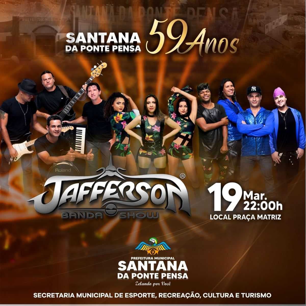 Em Santana da Ponte Pensa, Banda Jafferson e Fiduma e Jeca comandam festividades de aniversário
