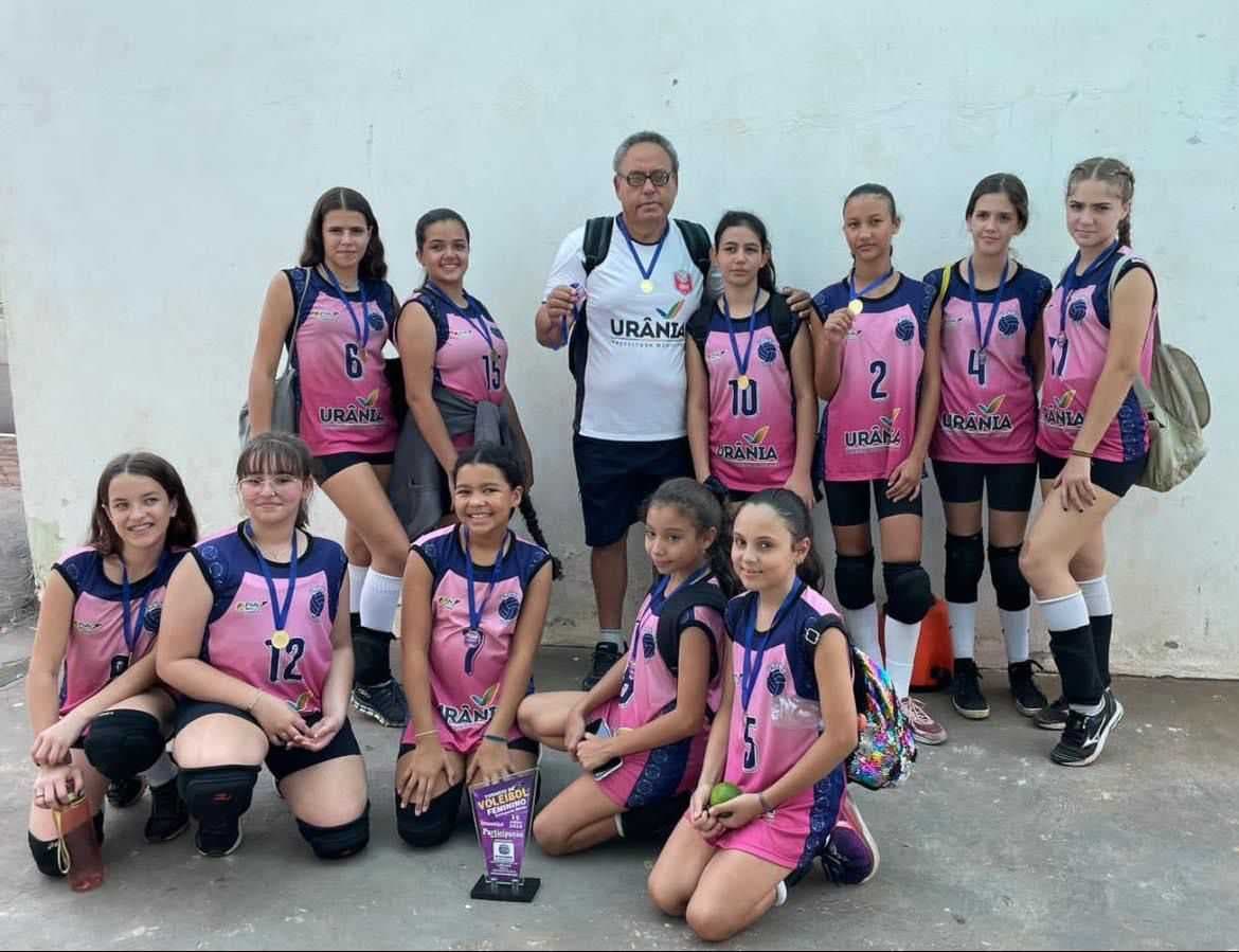 Urânia é campeã em Torneio Regional de Voleibol Mirim Feminino em Santa Salete