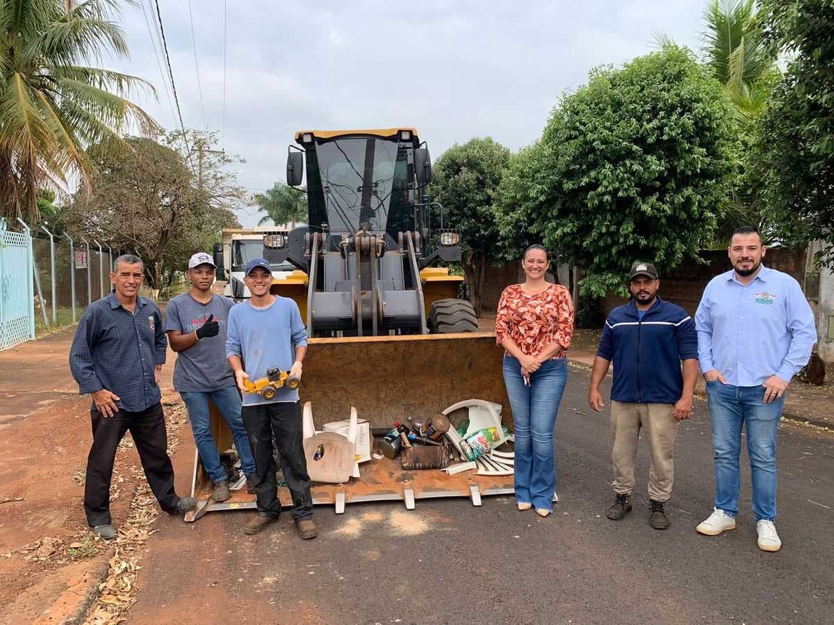 Meu Bairro Limpo teve início nesta segunda-feira no Lagoa da Garça I e II