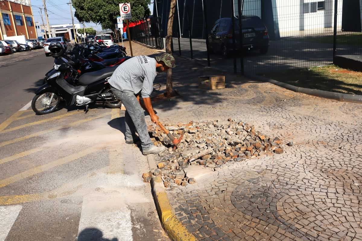 Prefeitura de Jales inicia construção de 160 rampas de acessibilidade em vários pontos da cidade