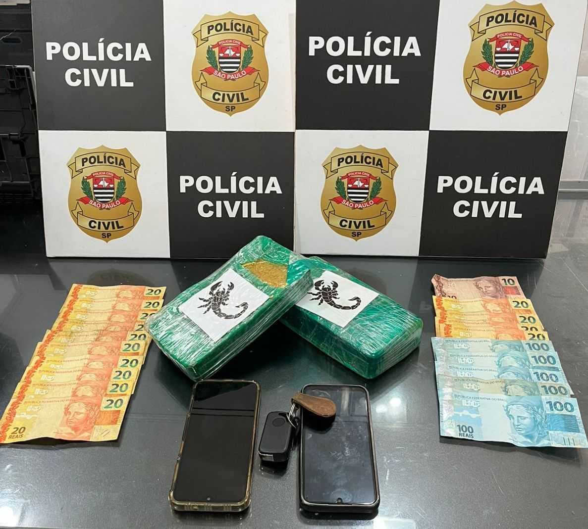 DISE de Jales prende casal de traficantes com dois tijolos de crack