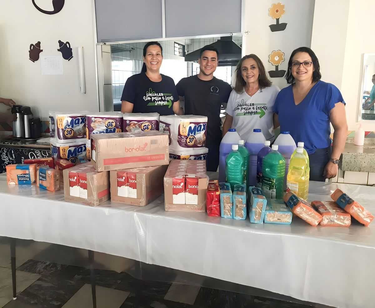 Educação Física do UNIJALES realiza doação de alimentos e produtos para a APAE de Jales