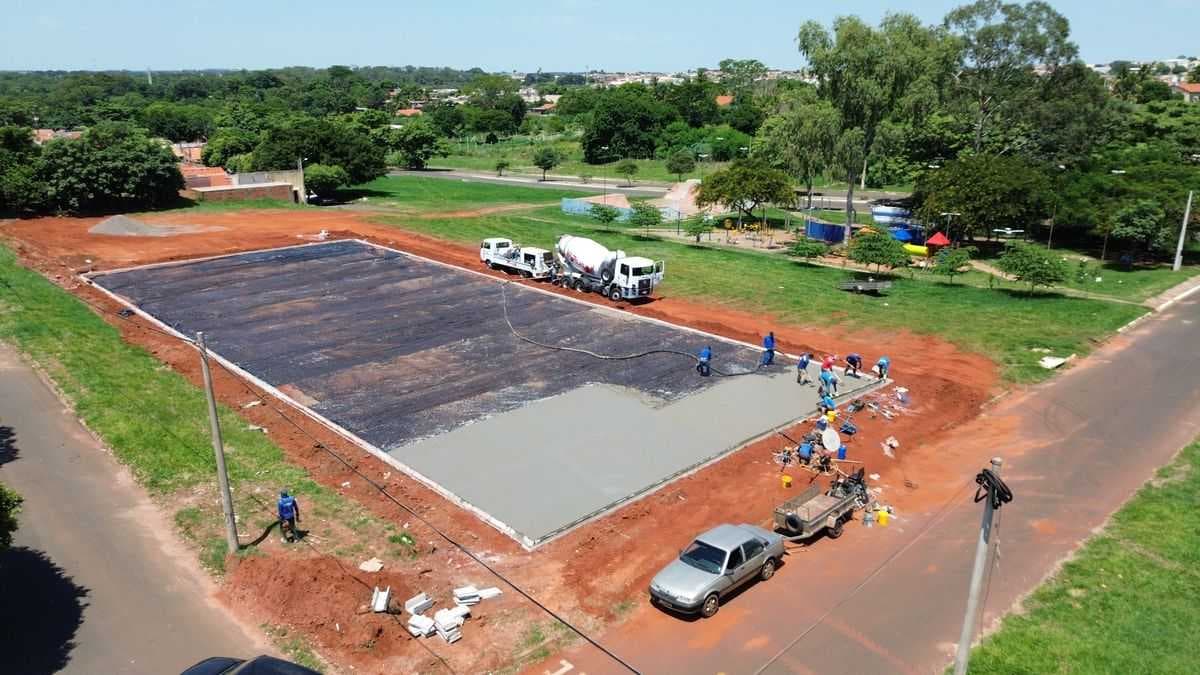 Nova Areninha Esportiva de Jales, na Cohab Dercílio, já está em construção