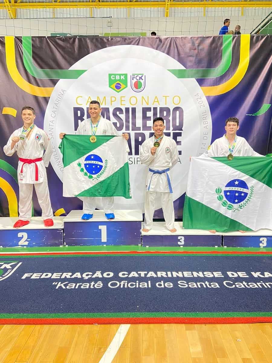 Atletas de Karatê de Jales brilham em competições nacionais de artes marciais