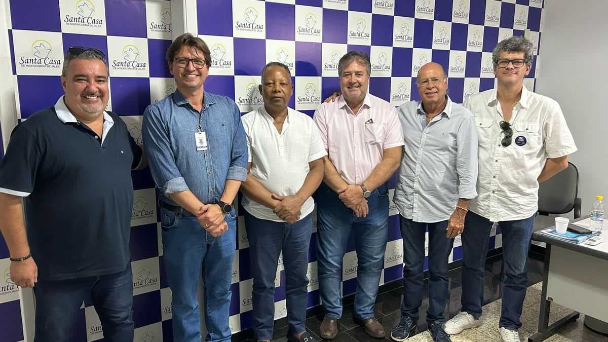 Santa Casa de Jales recebe visita dos representantes da GLESP