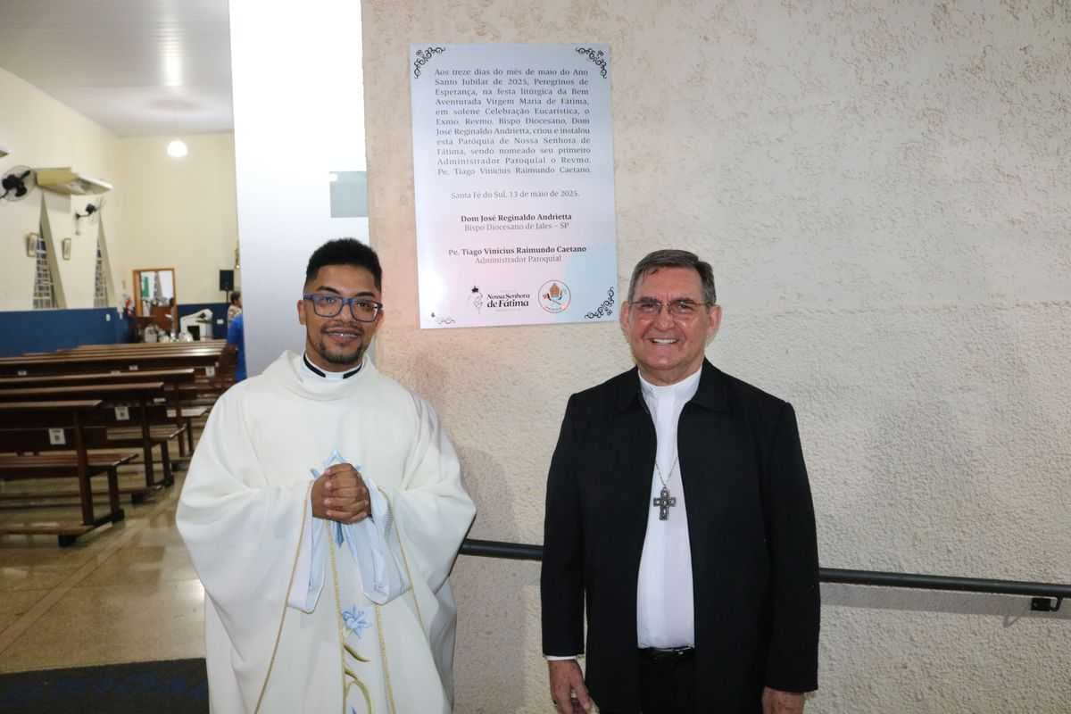 Bispo de Jales instala primeira paróquia de Nossa Senhora de Fátima na Diocese