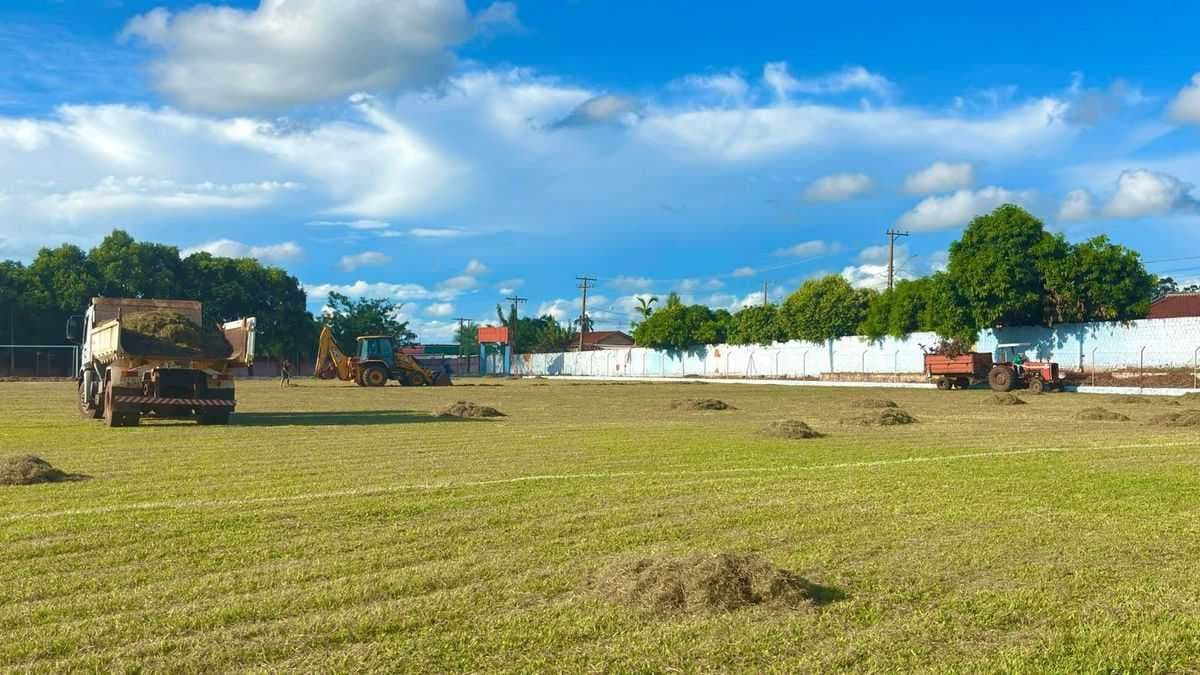 Estádio Municipal Hermínio Martini recebe melhorias em Urânia