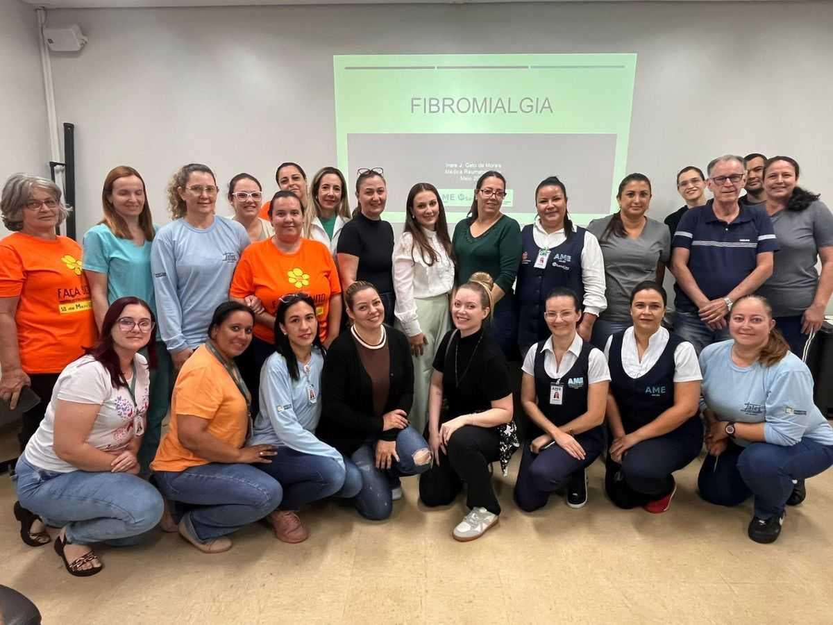 Profissionais da Saúde participam de capacitação sobre Fibromialgia no AME de Jales