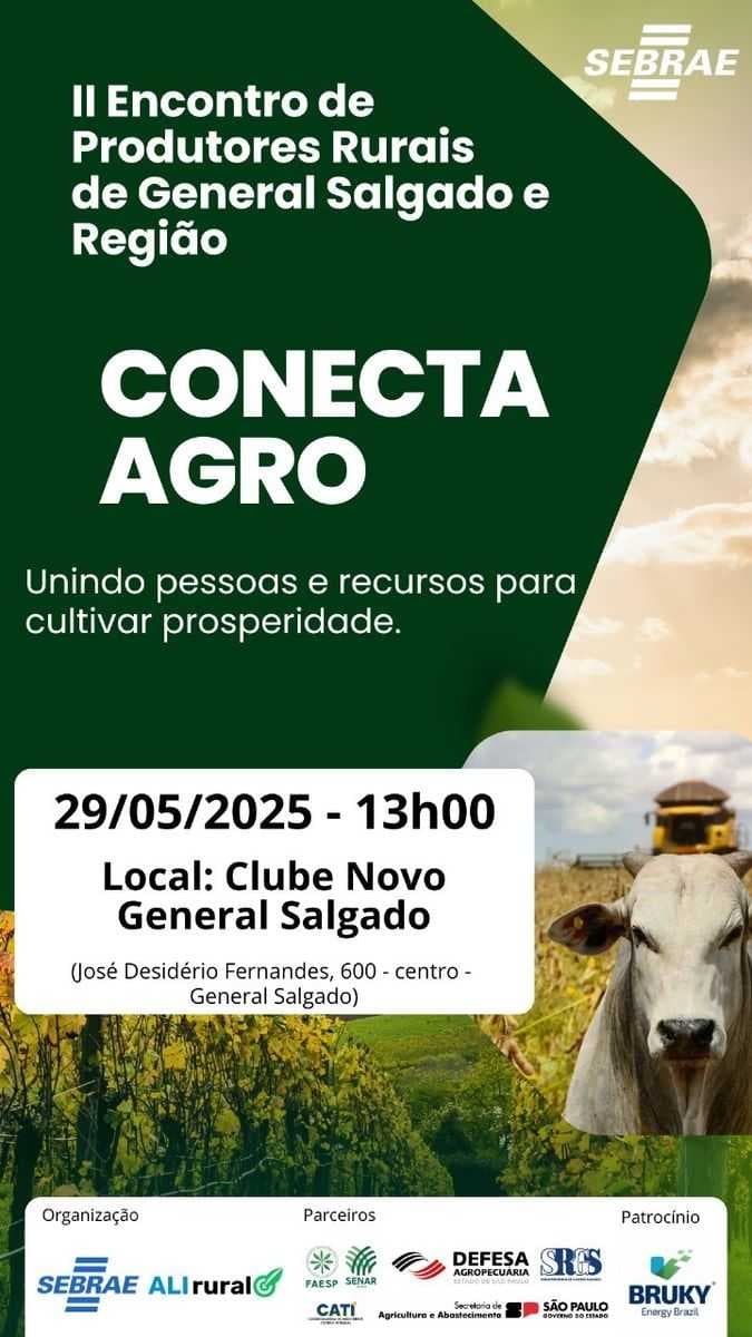 Sebrae realiza 2ª edição do Encontro de Produtores Rurais de General Salgado